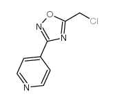 4-[5-(Chloromethyl)-1,2,4-Oxadiazol-3-Yl]Pyridine Structure