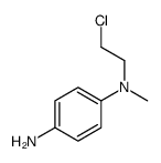 4-N-(2-chloroethyl)-4-N-methylbenzene-1,4-diamine结构式