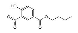 4-hydroxy-3-nitro-benzoic acid butyl ester Structure