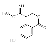 2-(methoxycarbonimidoyl)ethyl benzoate Structure