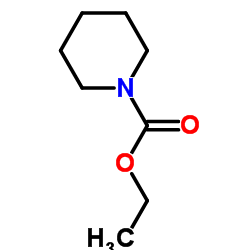 1-哌啶羧酸乙酯结构式