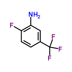 2-氟-5-三氟甲基苯胺结构式
