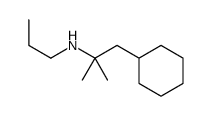 1-cyclohexyl-2-methyl-N-propylpropan-2-amine结构式