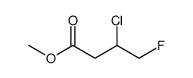 methyl 3-chloro-4-fluorobutanoate Structure