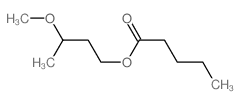 3-methoxybutyl pentanoate Structure