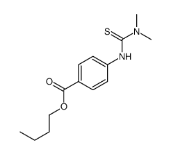 butyl 4-(dimethylcarbamothioylamino)benzoate Structure