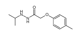 p-Tolyloxy-acetic acid N'-isopropyl-hydrazide Structure