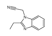 (9ci)-2-乙基-1H-苯并咪唑-1-乙腈结构式