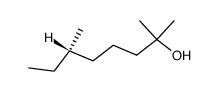 (S)-2,6-dimethyl-octan-2-ol结构式