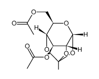 3,6-di-O-acetyl-1,2,4-O-orthoacetyl-α-D-glucopyranose结构式