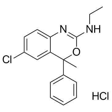 Etifoxine hydrochloride Structure