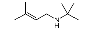 N-tert-butyl-3-methylbut-2-en-1-amine结构式