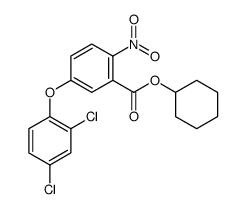 cyclohexyl 5-(2,4-dichlorophenoxy)-2-nitrobenzoate Structure