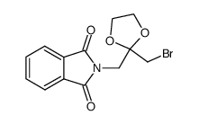 (3-phthalimidoacetonyl)bromide, ethylene ketal结构式