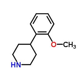 4-(2-甲氧基苯基)哌啶结构式