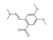 6-Nitroveratrylidene-1,1-dimethylhydrazine结构式
