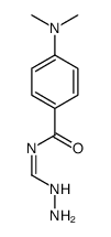 4-(dimethylamino)-N-(hydrazinylmethylidene)benzamide Structure