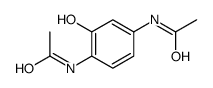 N-(4-acetamido-3-hydroxyphenyl)acetamide Structure