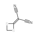 Propanedinitrile, 1,3-dithietan-2-ylidene-结构式