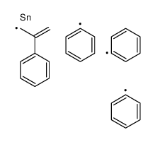 triphenyl(2-phenylprop-2-enyl)stannane结构式