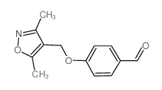 4-(3,5-二甲基-异噁唑-4-基甲氧基)-苯甲醛结构式