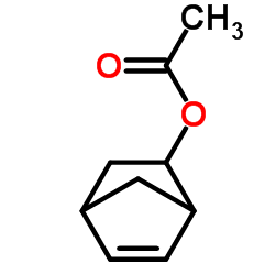 5-降冰烯-2-基乙酸酯(内型和外型的混合物)结构式