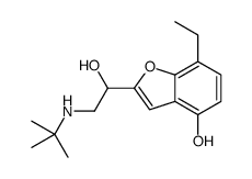 2-[2-(tert-butylamino)-1-hydroxyethyl]-7-ethyl-1-benzofuran-4-ol Structure