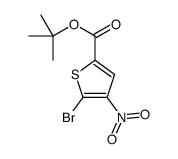 tert-butyl 5-bromo-4-nitrothiophene-2-carboxylate Structure