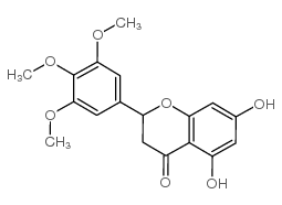 5,7-二羟基-3’,4’,5’-三甲氧基黄烷酮图片