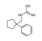 (1-phenylcyclopentyl)methylurea Structure