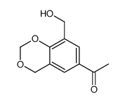 1-[8-(hydroxymethyl)-4H-1,3-benzodioxin-6-yl]ethanone结构式