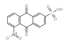 5-nitro-9,10-dioxo-9,10-dihydroanthracene-2-sulfonic acid结构式