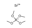 Sr-tetrakis(methoxy)borate Structure