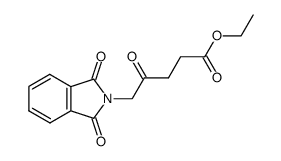 ethyl 5-(1,3-dioxoisoindolin-2-yl)-4-oxopentanoate结构式