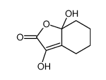 3,7a-dihydroxy-4,5,6,7-tetrahydro-1-benzofuran-2-one Structure