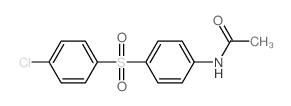 N-[4-(4-氯-苯磺酰)-苯基]-乙酰胺结构式