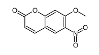 7-methoxy-6-nitrochromen-2-one Structure