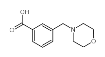 3-(4-吗啉基甲基)苯甲酸结构式