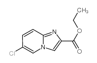 乙基 6-氯咪唑并[1,2-a]吡啶-2-甲酸基酯结构式