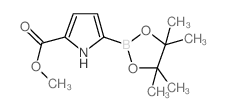 methyl 5-(4,4,5,5-tetramethyl-1,3,2-dioxaborolan-2-yl)-1H-pyrrole-2-carboxylate Structure