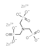 [nitrilotris(methylene)]trisphosphonic acid, zinc salt structure