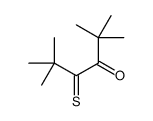 2,2,5,5-tetramethyl-4-sulfanylidenehexan-3-one Structure