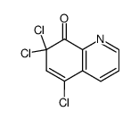 5,7,7-trichloro-7H-quinoline-8-one Structure