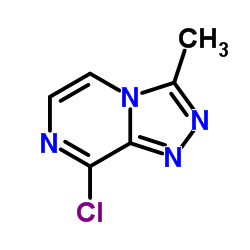 8-氯-3-甲基-[1,2,4]噻唑并[4,3-a]吡嗪结构式