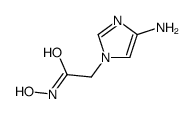 1H-Imidazole-1-acetamide,4-amino-N-hydroxy-(9CI) Structure