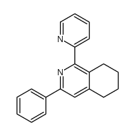 3-苯基-1-(2-吡啶)-5,6,7,8-四氢异喹啉结构式