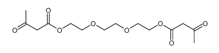 dioxatriethylene di(3-oxobutanoate) Structure
