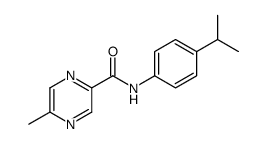 Pyrazinecarboxamide, 5-methyl-N-[4-(1-methylethyl)phenyl]- (9CI) Structure