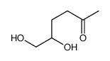 2-Hexanone, 5,6-dihydroxy- (7CI,9CI) Structure