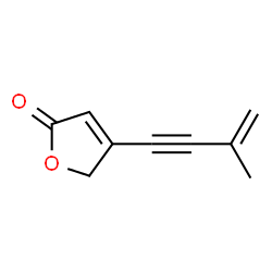 2(5H)-Furanone, 4-(3-methyl-3-buten-1-ynyl)- (9CI)结构式